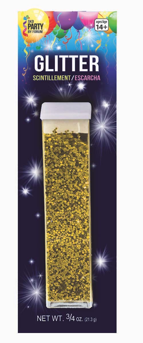 3/4 oz Tube Glitter Gold