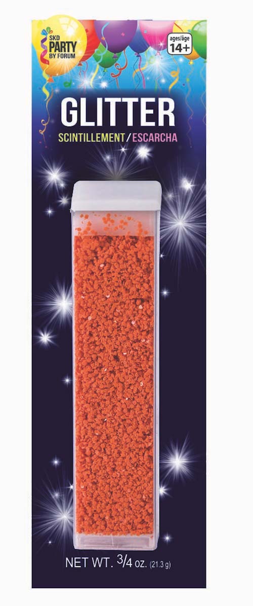 3/4 oz Tube Glitter Orange