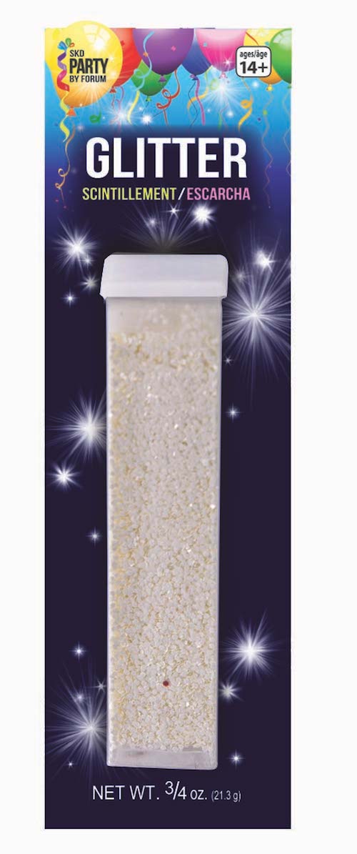 3/4 oz Tube Glitter White