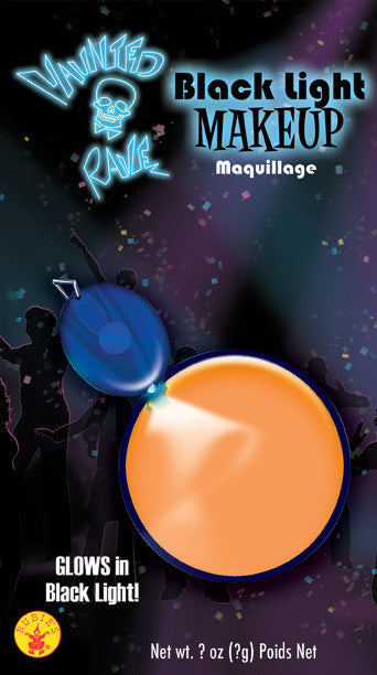 Black Light Orange Makeup