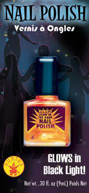 Black Light Nail Polish Orange