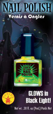 Black Light Nail Polish Green