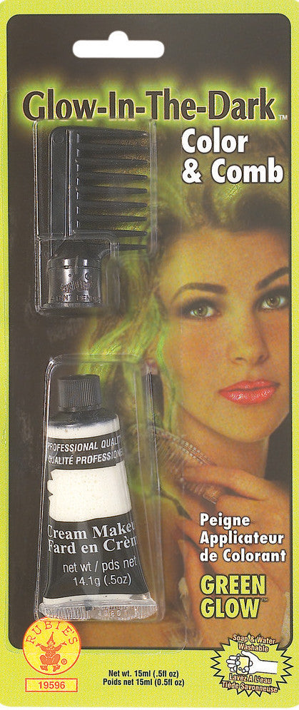 Glow in the Dark Hair Color Green