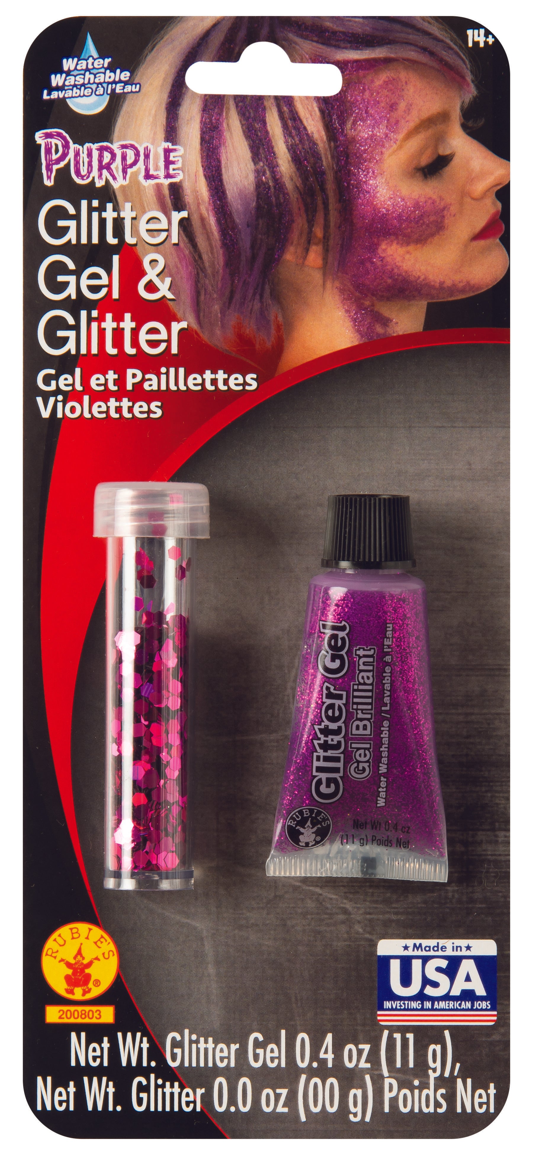 Chunky Loose Purple Glitter