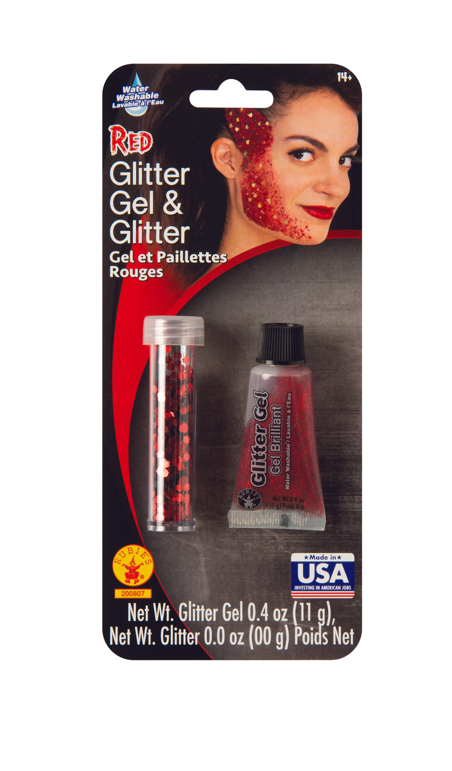 Chunky Loose Red Glitter