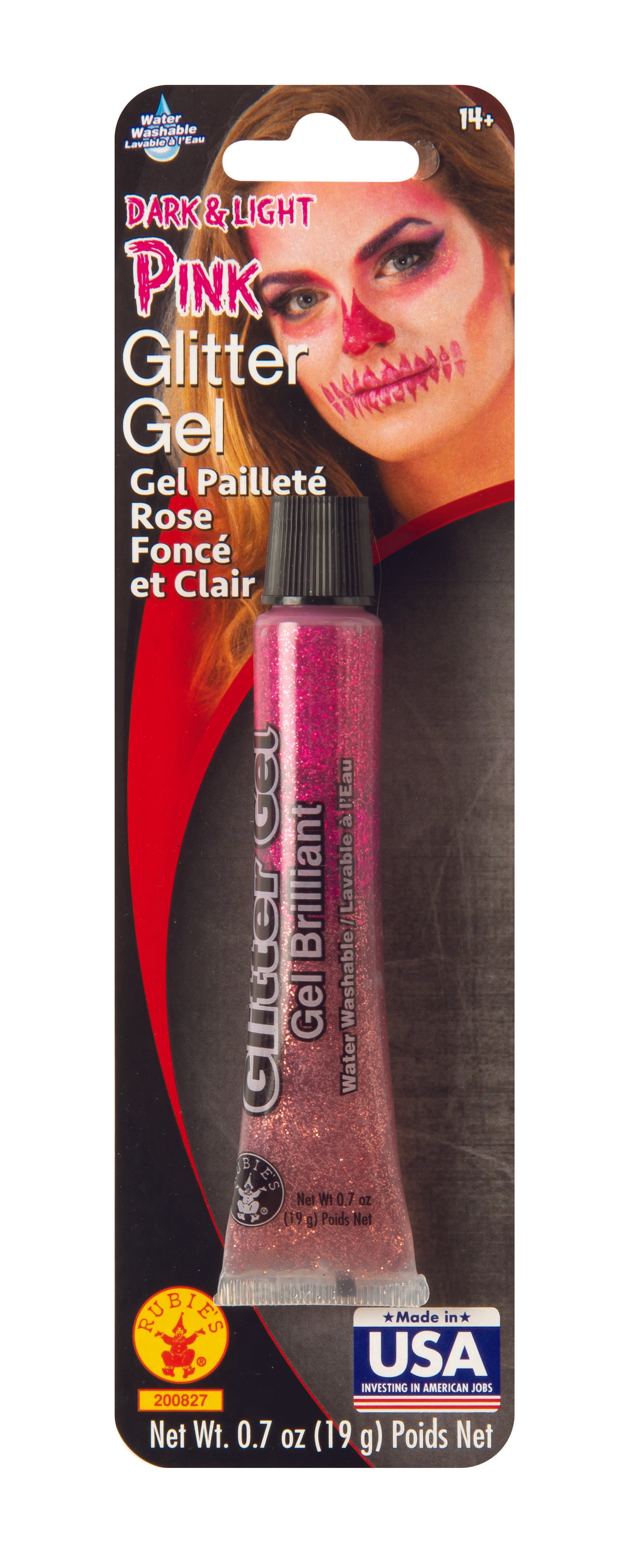 Glitter Gel - Dark Pink/Light Pink