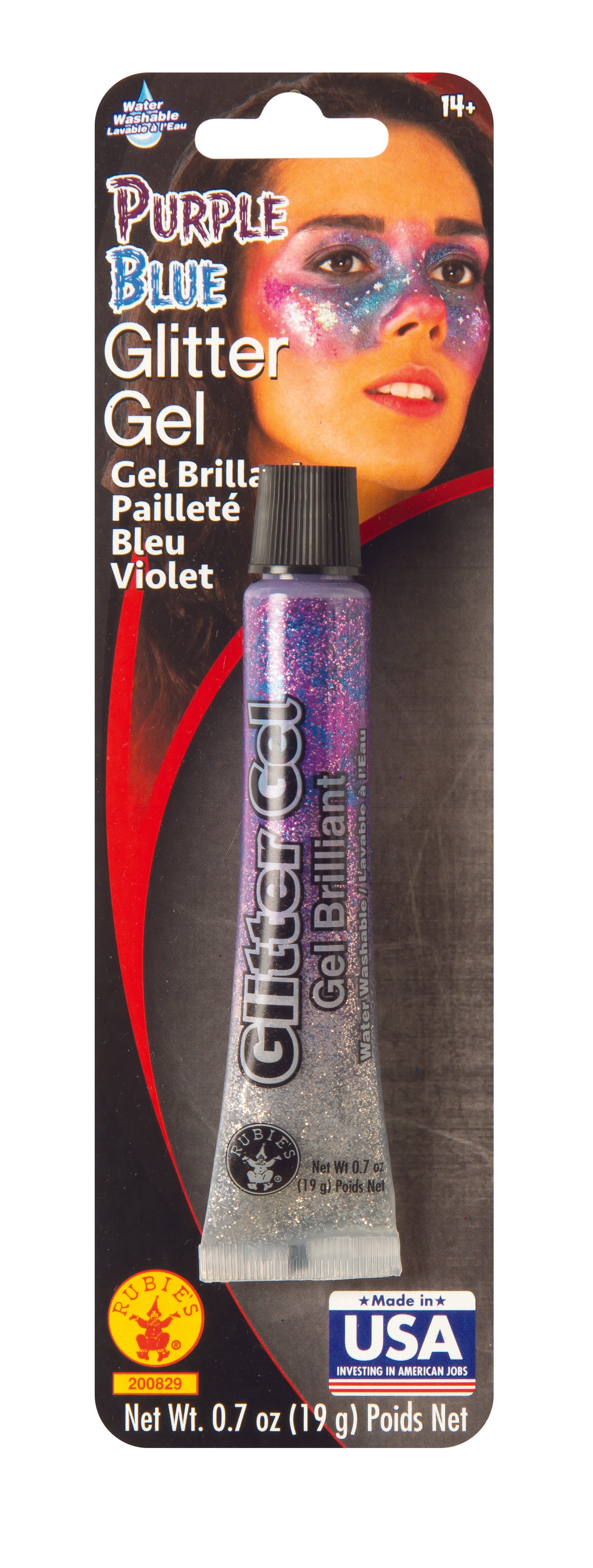 Glitter Gel - Purple/Blue