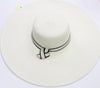 Braid Wide Brim Swinger with Ribbon Band 6'' Brim