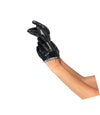 Faux Leather Cropped Gloves