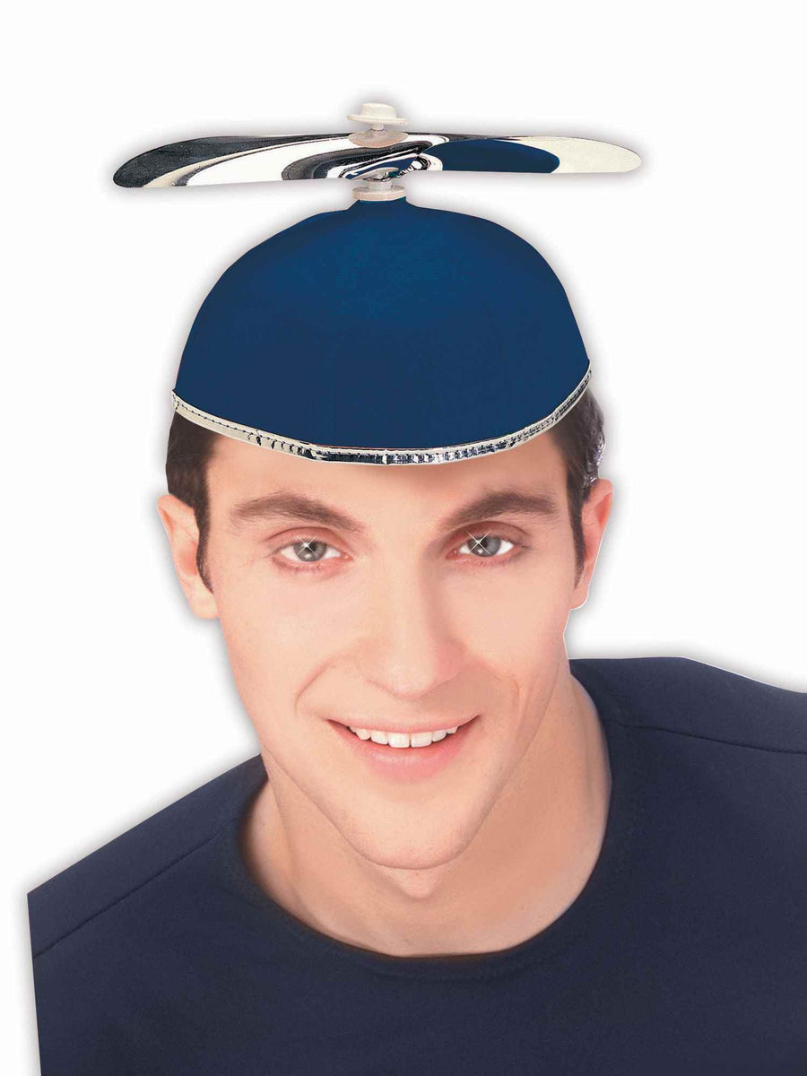 Propeller Beanie Hat Blue/Red