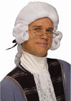 Colonial Man Wig White