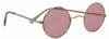 70's Round Glasses Pink