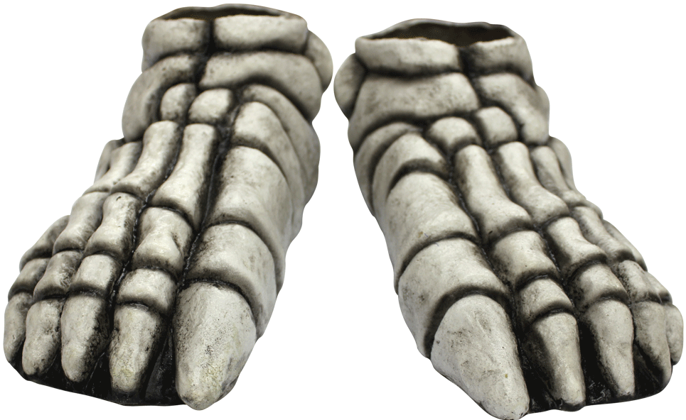 Skeleton Feet White