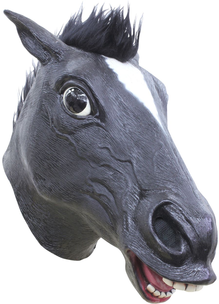 Horse Black Mask