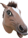 Horse Brown Mask