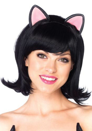 Kitty Cat Bob Wig Black
