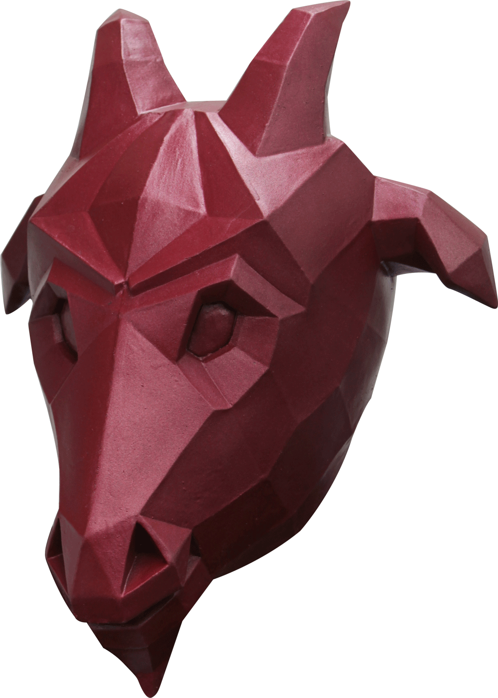 Low Poly Goat Mask