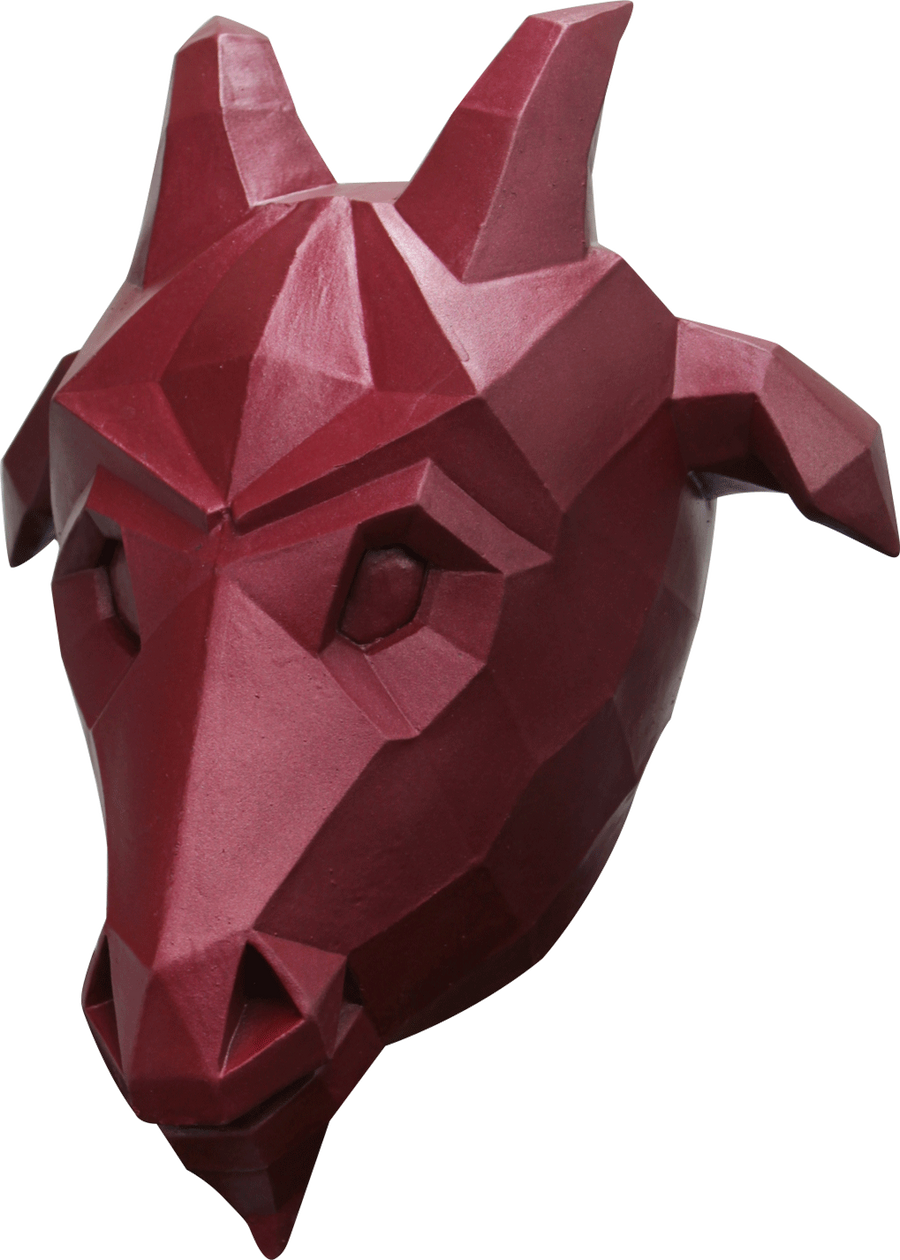 Low Poly Goat Mask
