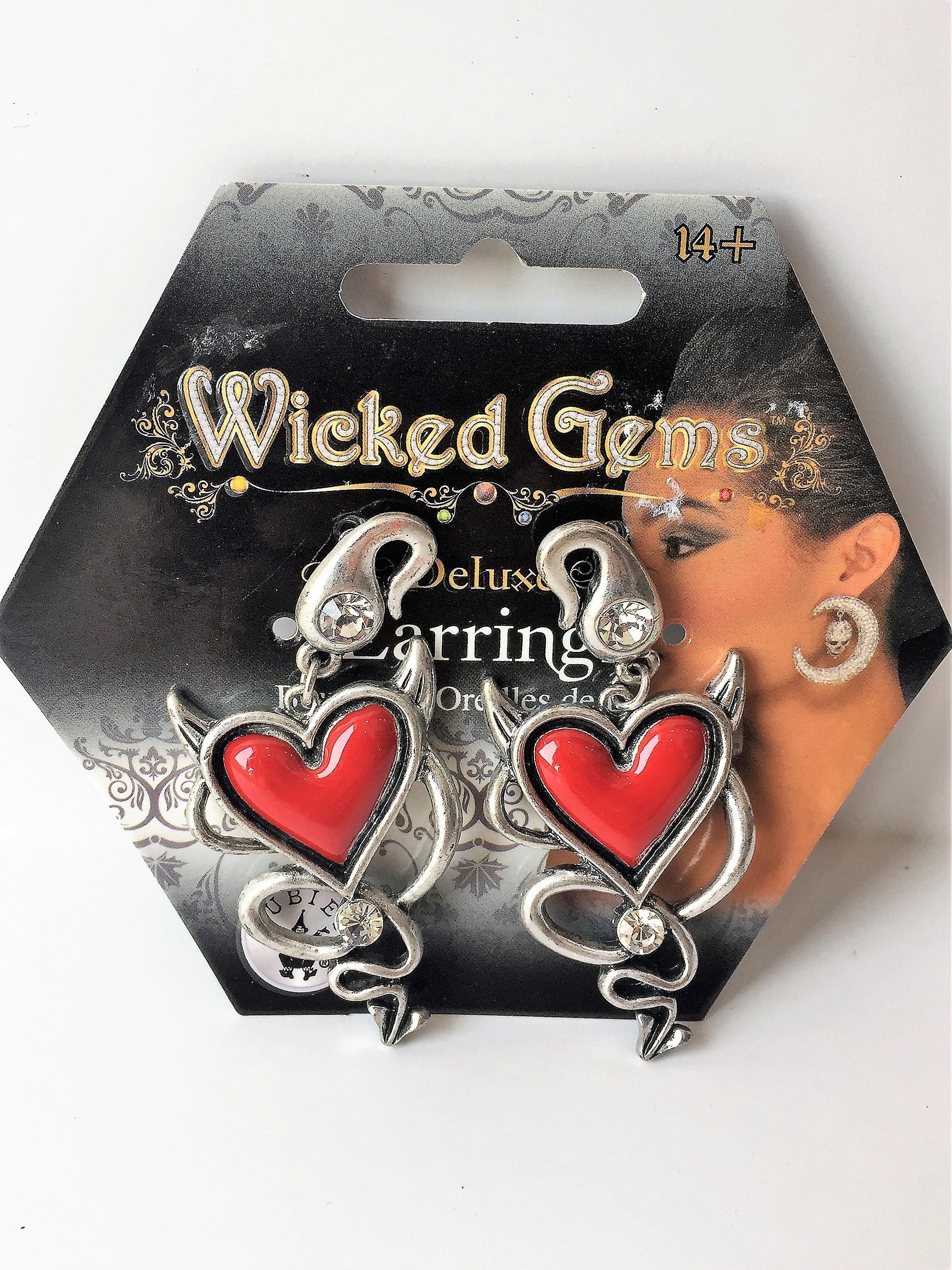 Devil Heart Earrings