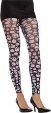 White/Black Skull Tights