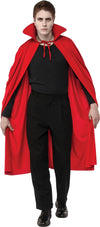 Full Length Cape with Collar Red