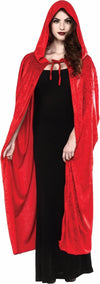 Full Length Cape with Hood Red