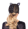 Lace Cat Mask with Lace Up Back