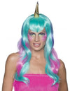 Unicorn Fairy Wig Turquoise/Blue