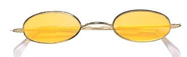 70's Oval Glasses Orange