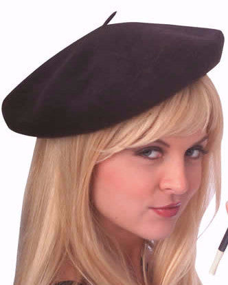 Continental Beret Black
