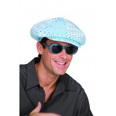 Blue Disco Hat & Glasses