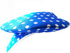 Dotted Satin Clown Hat Blue