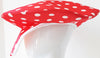 Dotted Satin Clown Hat Red