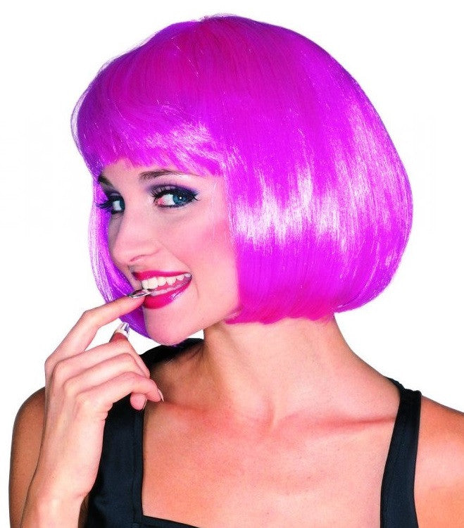 Super Model Wig Hot Pink