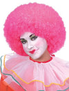 Clown Wig Neon Pink