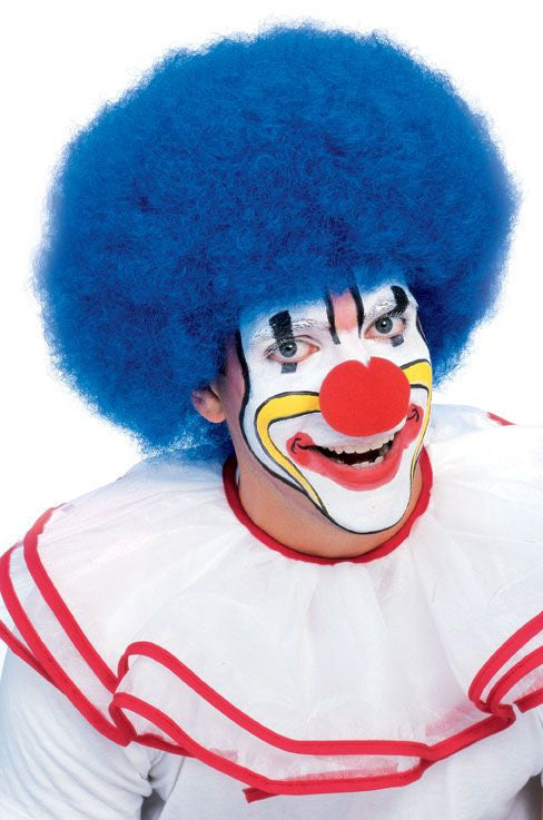 Clown Wig Blue