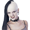 Vampire Bald Cap with Wig Black