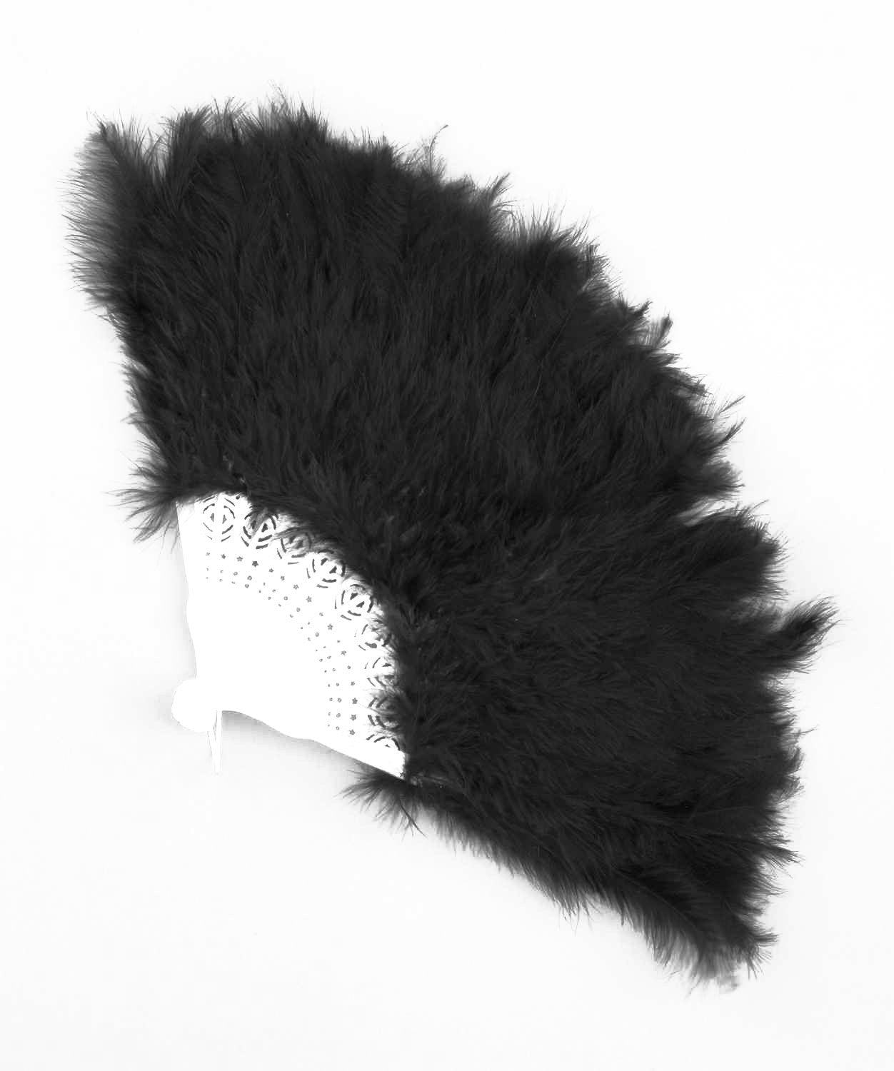 Feather Fan Black