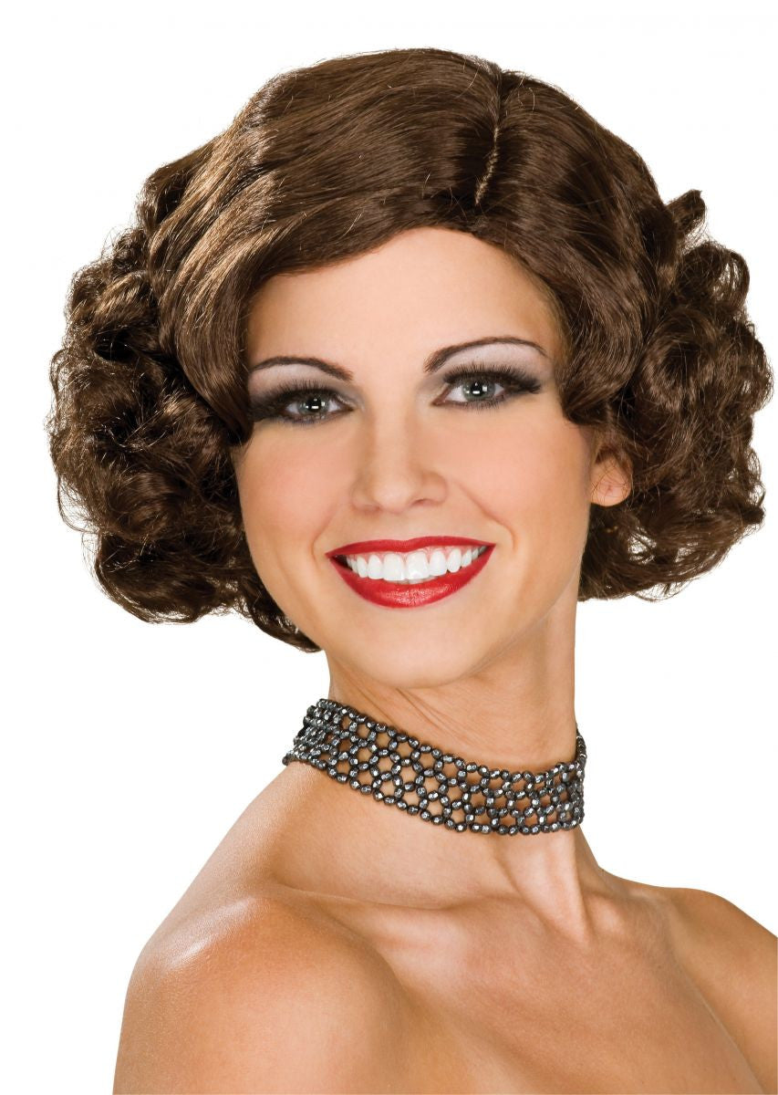 Flapper Wig Brown