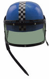 Plastic Racing Helmet Blue
