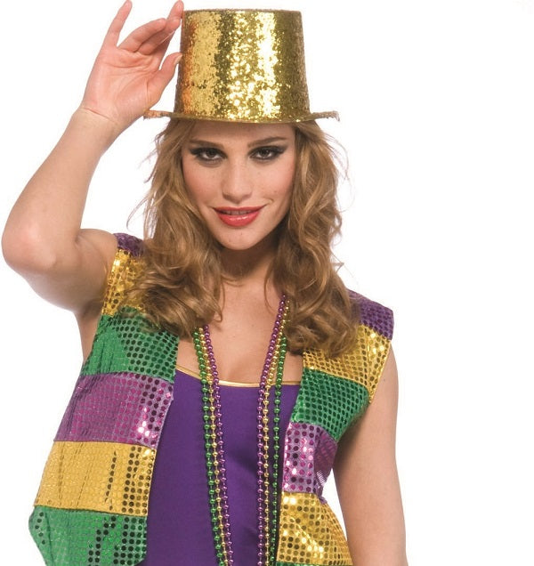 Glitter Top Hat Gold
