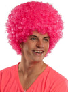 Rave Afro Wig Neon Pink