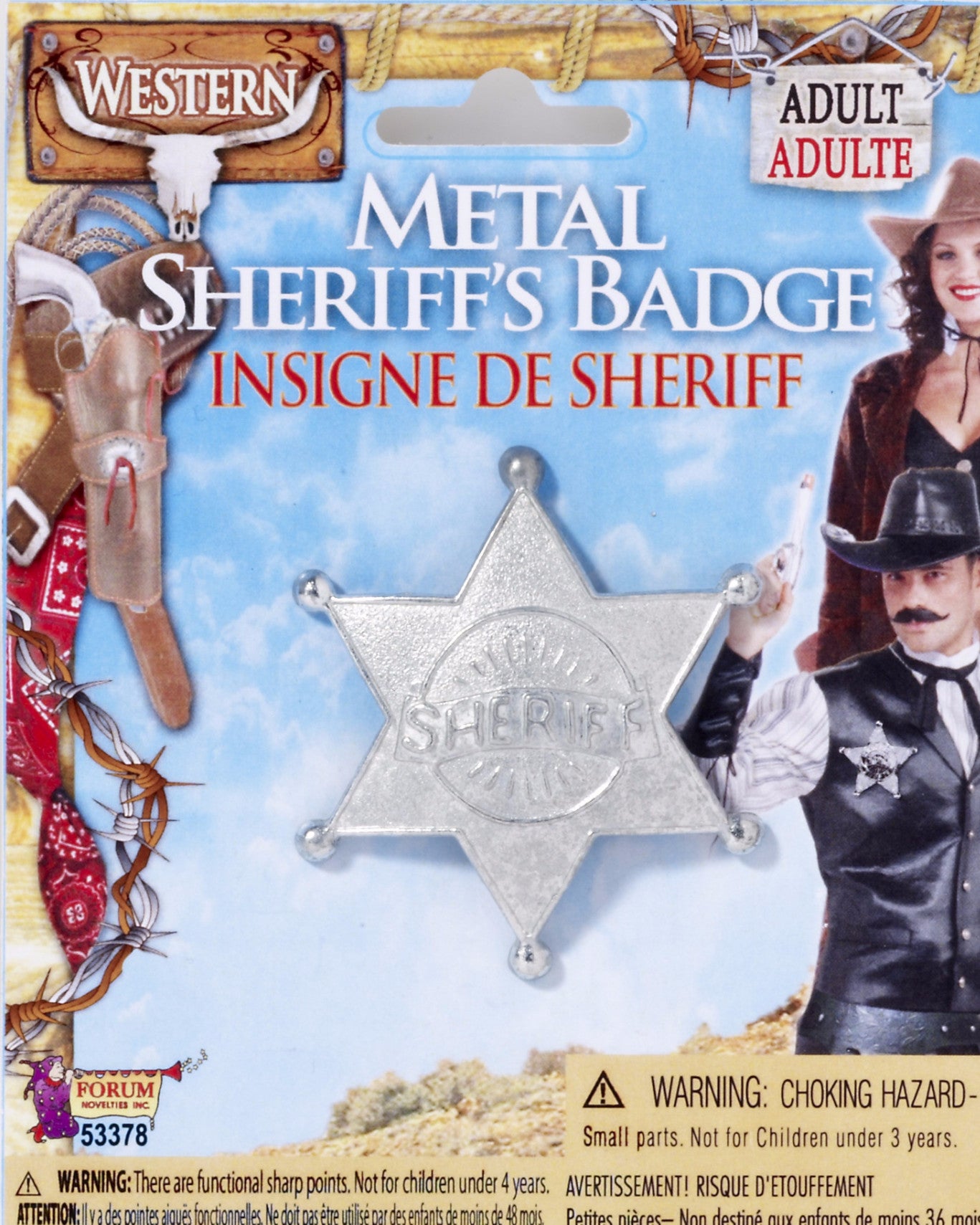 Metal Sheriff Badge