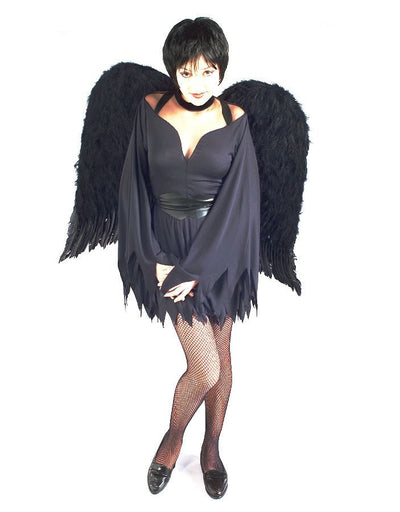 Feather Wings 36" Black