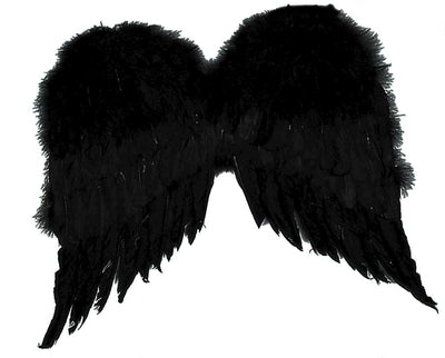 Feather Wings 36" Black