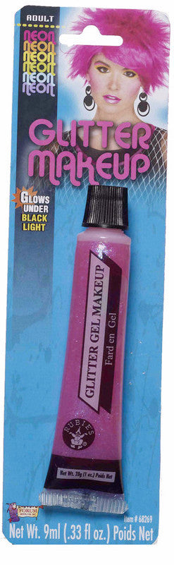 Neon Glitter Makeup Pink