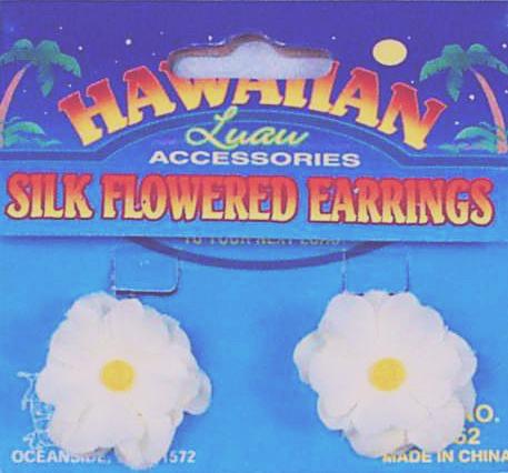 Silk Flower Earrings