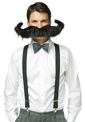 Super Stache Black 20"