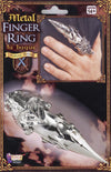 Gothic Full Finger Ring Silver