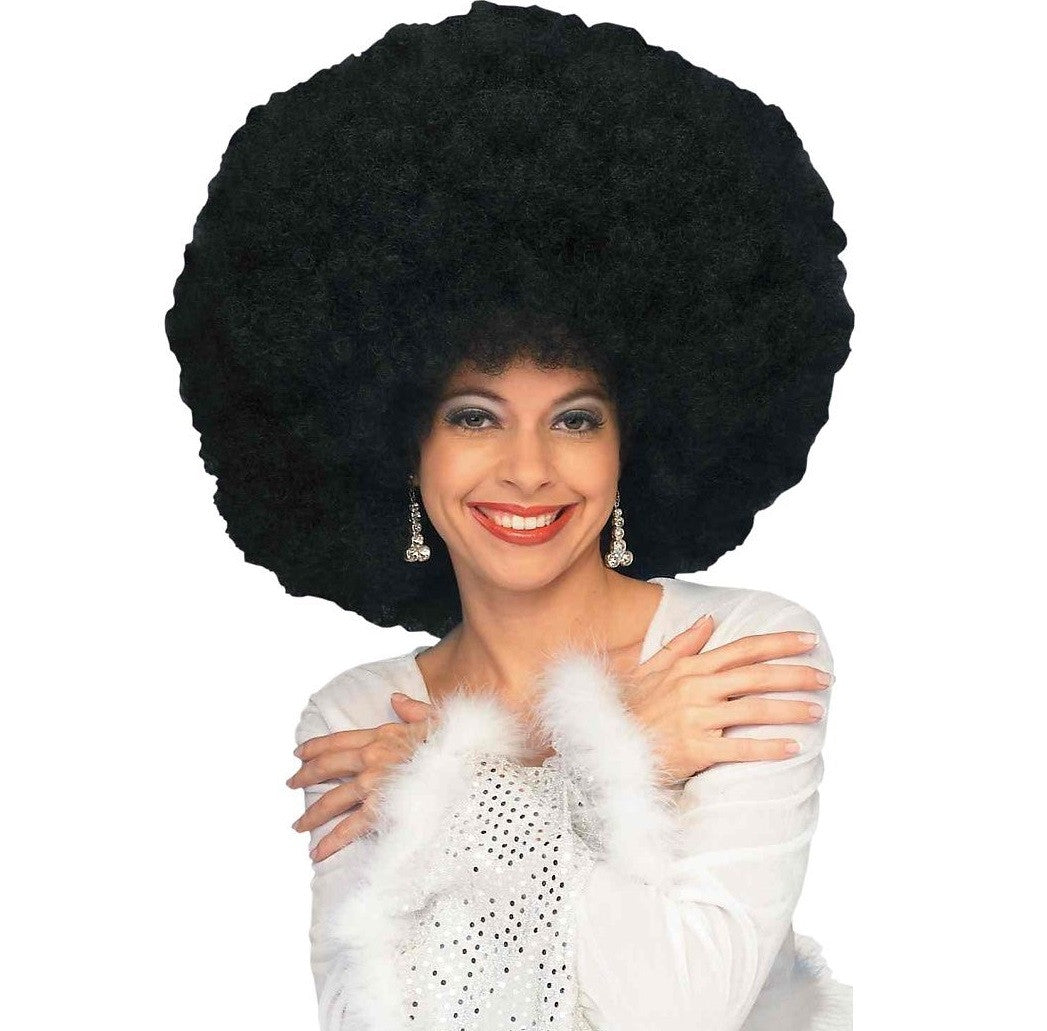 Deluxe Jumbo Afro Wig Black